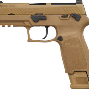 SIG M18 COMMERCIAL 9MM 3.9" - SIGLITE (3)10RD MAN SAF COYOTE
