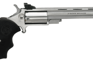 NAA "MINI-MASTER TARGET" 22WMR - 4"VR AS S/S BLACK RUBBER GRIPS