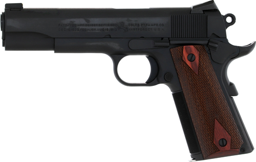 COLT GOVERNMENT 1911 45ACP 5" - 8RD BLUED ROSEWOOD SERIES 70 - Image 2