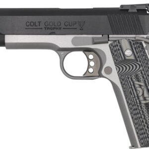 COLT GOLD CUP LITE 38 SUPER - TWO-TONE RED FIBER OPTIC G10