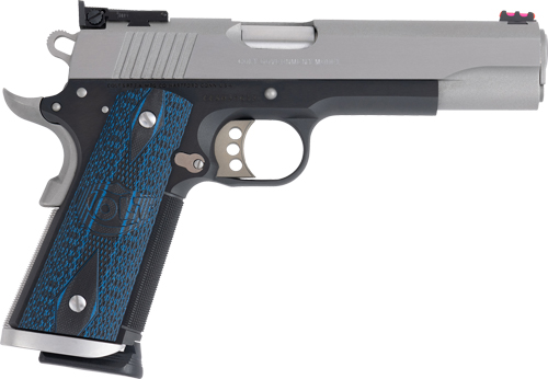 COLT GOLD CUP TROPHY 45ACP 5" - 8RD TWO TONE BLUE G10 GRIPS