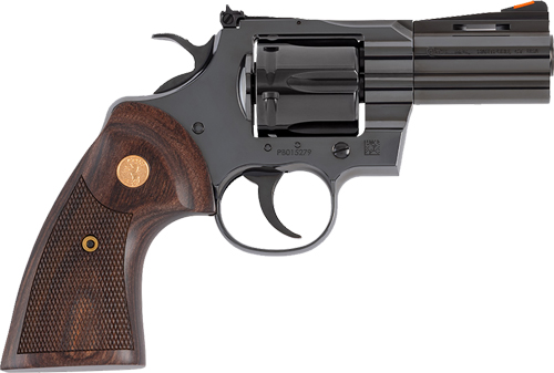 COLT PYTHON 357MAG 3" 6RD - BLUED WALNUT GOLD MEDALLION - Image 2
