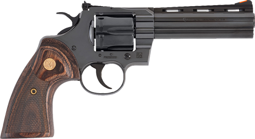 COLT PYTHON 357MAG 5" 6RD - BLUED WALNUT GOLD MEDALLION - Image 2
