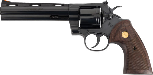 COLT PYTHON 357MAG 6" 6RD - BLUED WALNUT GOLD MEDALLION
