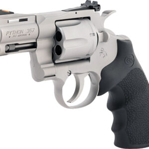 COLT PYTHON 357MAG 3" 6RD - MATTE STAINLESS HOGUE GRIPS