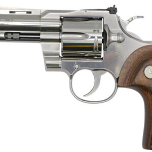 COLT PYTHON 357MAG 4.25" 6RD - STAINLESS WALNUT GRIPS