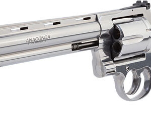 COLT ANACONDA 44MAG 8" 6RD - STAINLESS RUBBER GRIPS