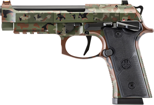 BERETTA 92XI SAO FS 9MM 4.7" - 10RD FLECTARN CAMO 2 MAGS - Image 2