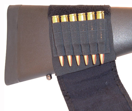 GROVTEC RIFLE SHELL HOLDER - BUTTSTOCK SLEEVE W/ FLAP