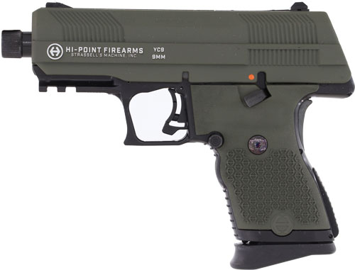 HI-POINT PISTOL YC9 9MM 10RD - 3.93" OLIVE DRAB SLIDE THREAD - Image 2