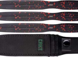 CRKT ONION THROWING KNIVES - 6.25" BLACK/RED 3-PACK W/SHTH