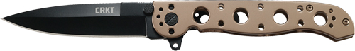 CRKT M16-03BK 3.5" PLAIN EDGE - SPEAR POINT BLACK BLADE BRONZE - Image 2
