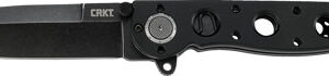 CRKT M16-02DB 3.5" PLAIN EDGE - D2 STEEL BLK W/DEADBOLT AST