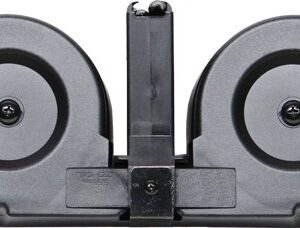 IVER JOHNSON MAGAZINE AR15 - 223 100RD DRUM BLK/CLEAR POLY