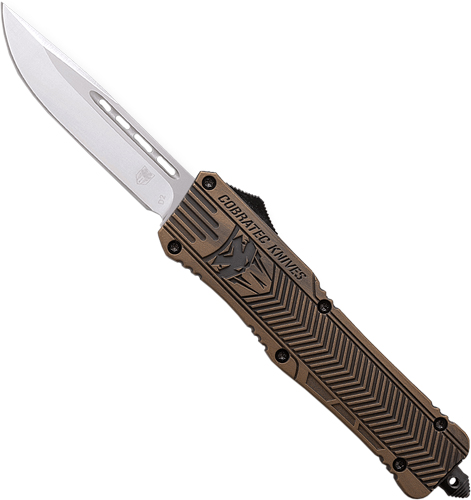 COBRATEC MEDIUM CTK1 OTF - CERTAKOTE BRONZE 3" DRP POINT