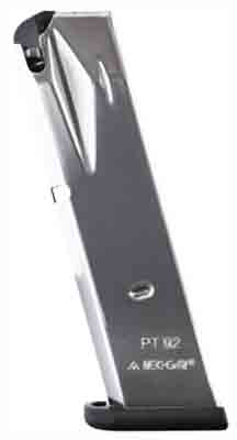 MEC-GAR MAGAZINE TAURUS PT92 - 9MM LUGER 15RD NICKEL