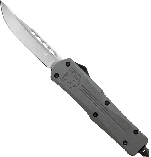 COBRATEC MEDIUM FS3 OTF GREY - 3" D2 DROP POINT