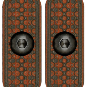 MI LEVER STOCK G10 M-LOK PANEL - RED/BLACK 2-PACK