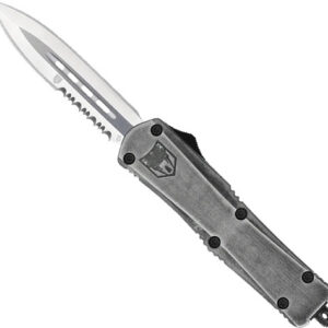 COBRATEC MEDIUM FS3 OTF STONE - WASH 3" D2 DAGGER 1 SIDE SRRTD