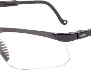 HOWARD LEIGHT GENESIS GLASSES - BLACK FRAME/CLEAR LENS