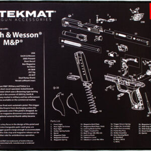 TEKMAT ARMORERS BENCH MAT - ULTRA 15"X20" S&W MP BLACK