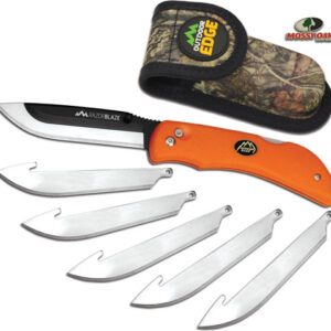 OUTDOOR EDGE RAZOR BLAZE 3.5" - FOLDER W/6 BLADES ORANGE HNDL