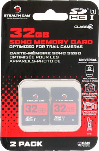 STEALTH CAM SDHC MEMORY CARD - 32GB 2PK SUPER SPEED CLASS 10 - Image 2