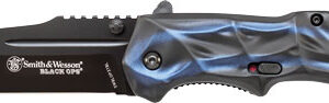 S&W KNIFE BLACK OPS 3RD GEN. - BLUE HANDLE TANTO MAGIC ASSIST