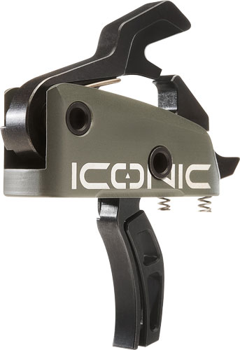 RISE TRIGGER ICONIC GREEN - 2-STAGE 1.25/1.75 AR-15 W/PINS