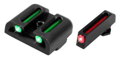TRUGLO SIGHT SET FIBER OPTIC - FOR GLOCK 9MM/.40 SET