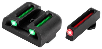 TRUGLO SIGHT SET FIBER OPTIC - FOR GLOCK .45/10MM SET