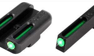TRUGLO SIGHT SET FOR GLOCK - 42/43 TRITIUM/FIBER OPT GREEN