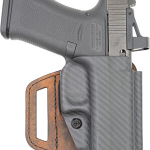 VERSACARRY VSLIDE HOLSTER OWB - HYBRID S&W SHIELD EZ POLY/BRWN