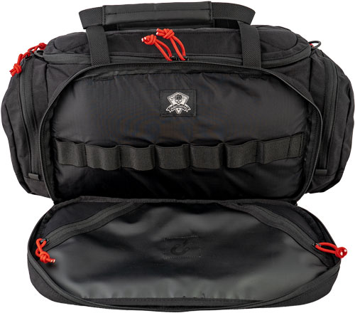 GREY GHOST GEAR RANGE BAG - BLACK W/RED ZIPPER PULLS - Image 2