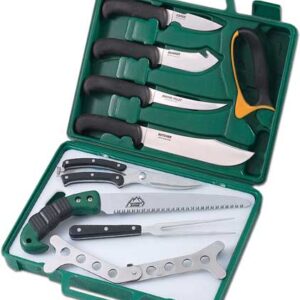 OUTDOOR EDGE GAME PROCESSOR - 11 PIECE COMBO W/CARRY CASE