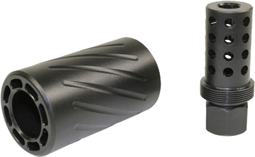 GUNTEC AR15 5.56 MUZZLE BRAKE - W/ QUICK DETACH BLAST SHIELD
