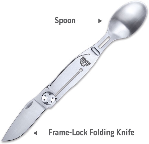 OUTDOOR EDGE CHOWPAL MEALTIME - MULTITOOL W/KNIFE & ORNG POUCH - Image 2