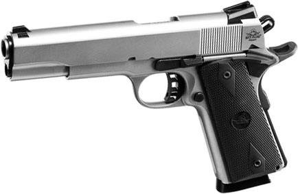 ROCK ISLAND ROCK STANDARD FS - 45ACP 5" FS 8RD MATTE NICKEL - Image 2