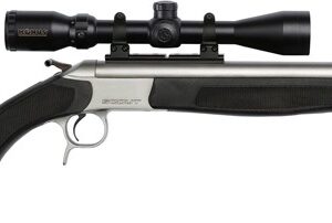CVA SCOUT TD 44 MAG 22" - 3-9X40 SS/BLACK SYNTHETIC