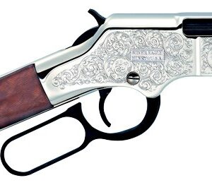 HENRY H4 SILVER EAGLE 22S/L/LR - 20" OCTAGON WALNUT ENGRAVED