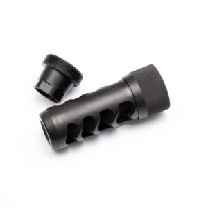 Area 419 Sidewinder Magnum Self Timing Muzzle Brake 30 cal 3/4-24 Thread Black Nitride