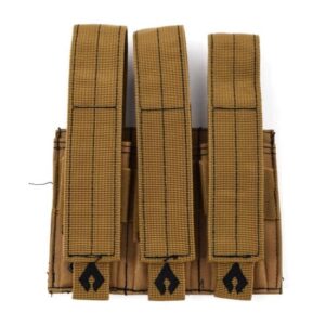 Advance Warrior Solutions Pistol Triple Mag Pouch Tan