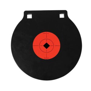 Birchwood Casey World of Targets Double Hole AR500 Gong 10" 3/8" Thick