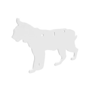 Birchwood Casey AR500 3/8" Steel 1 Hole Animal Silhouette Target - Bobcat 1/ct