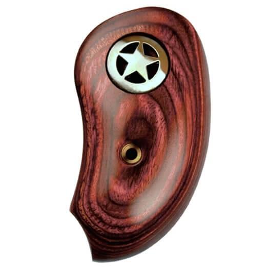 Bond Arms Extended Silver Star Grips Rosewood
