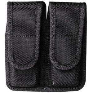 Bianchi Model 7302H AccuMold Double Magazine Pouch for Glock 20 21 Hidden Snap Black