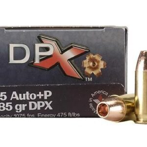 COR-BON Handgun Ammunition .45 ACP 185 gr DPX 1075 fps 20/box
