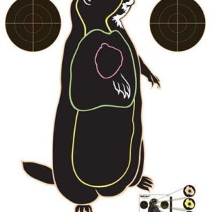Champion VisiColor High-Visibility Paper Targets Prairie Dog 11" X 16" 10/Pack