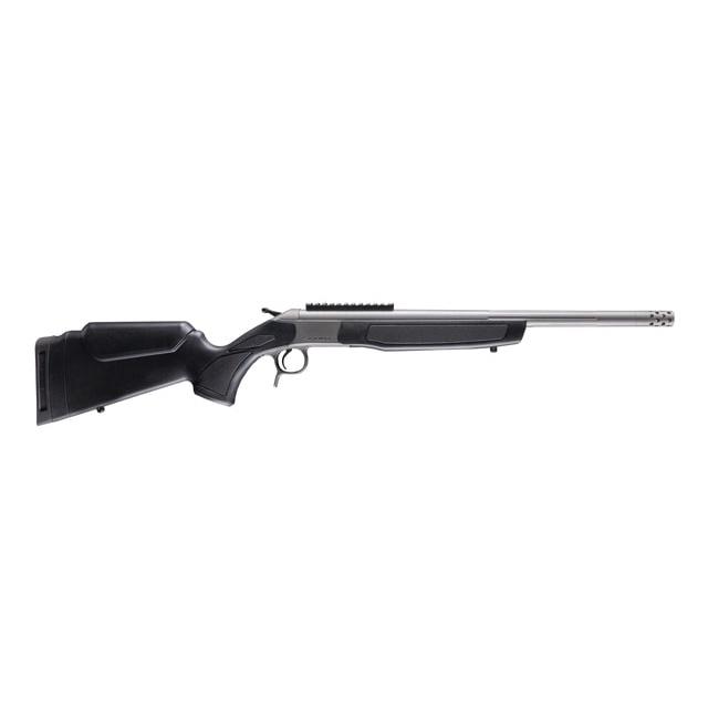 CVA Scout TD Single Shot Rifle .45-70 Govt. 22" Threaded Stainless Barrel Black Stock 0 MOA Pic Rail