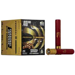 Federal Premium Personal Defense 410 Handgun Shotshell Ammunition - Judge .410 ga 3"  9 plts #4B 950 fps - 20/box